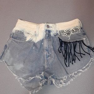 Dip dye Gap jean shorts